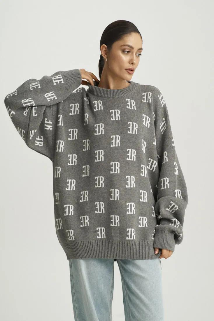Джемпер Cotton Jacquard Deep Grey