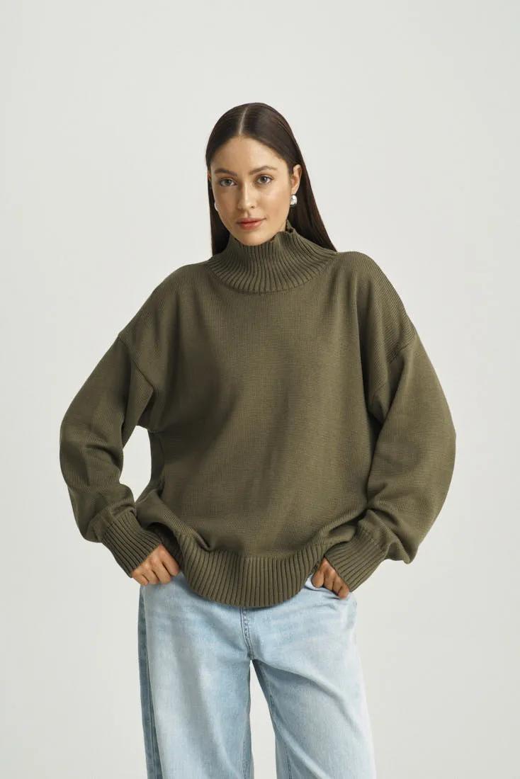 Свитер Cotton Classic Khaki