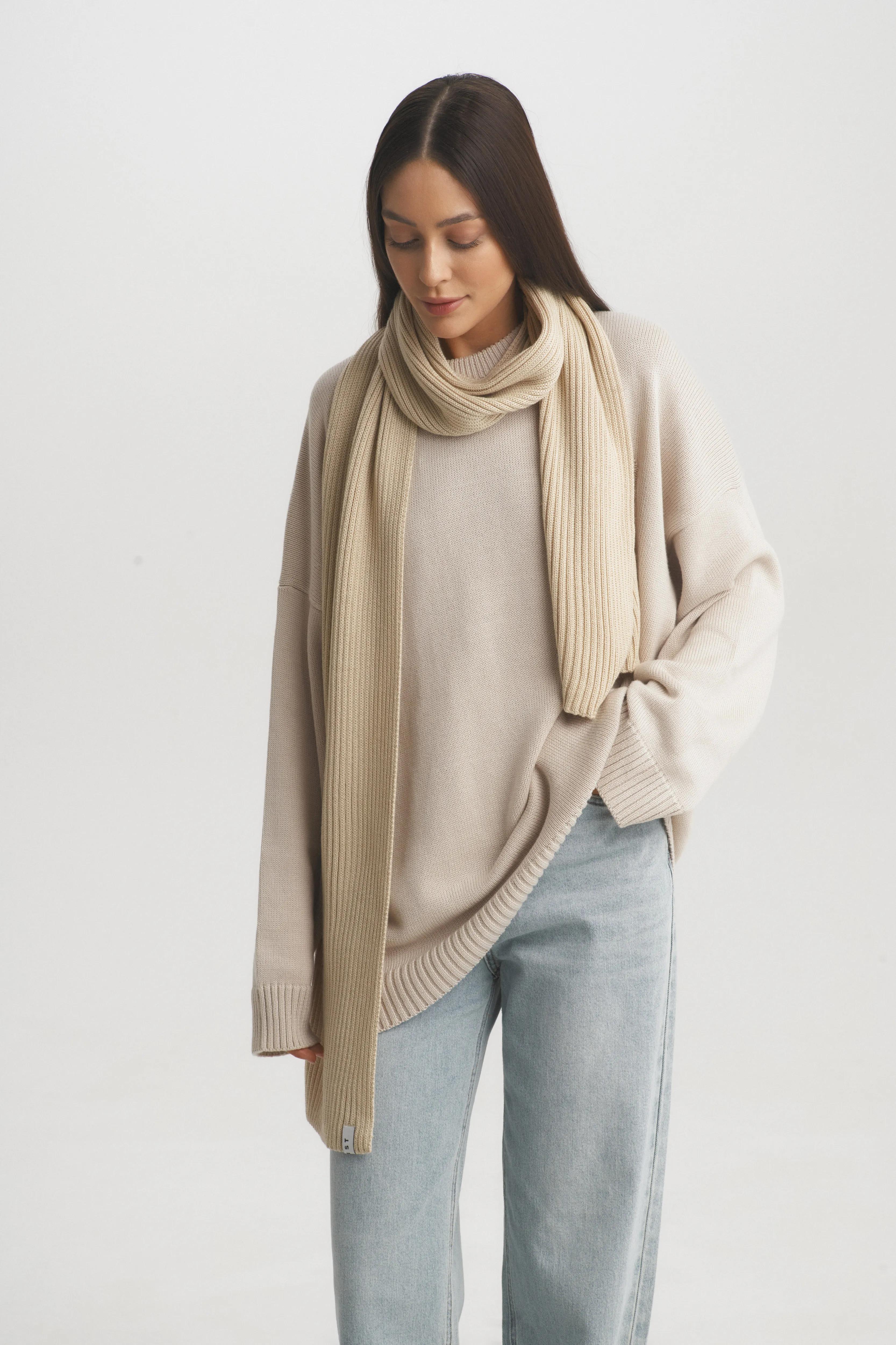 Шарф Merino Beige