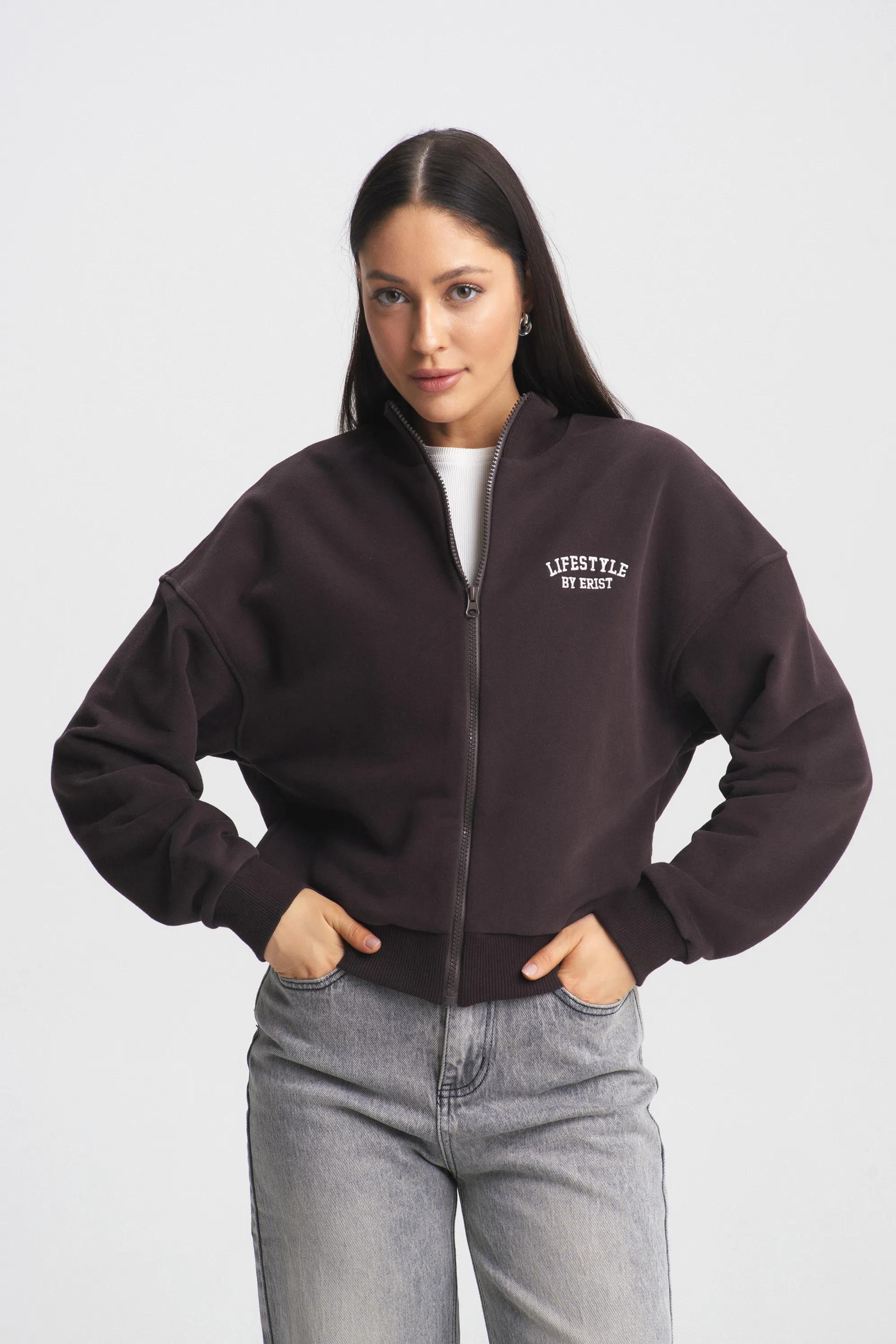Бомбер мини Brown