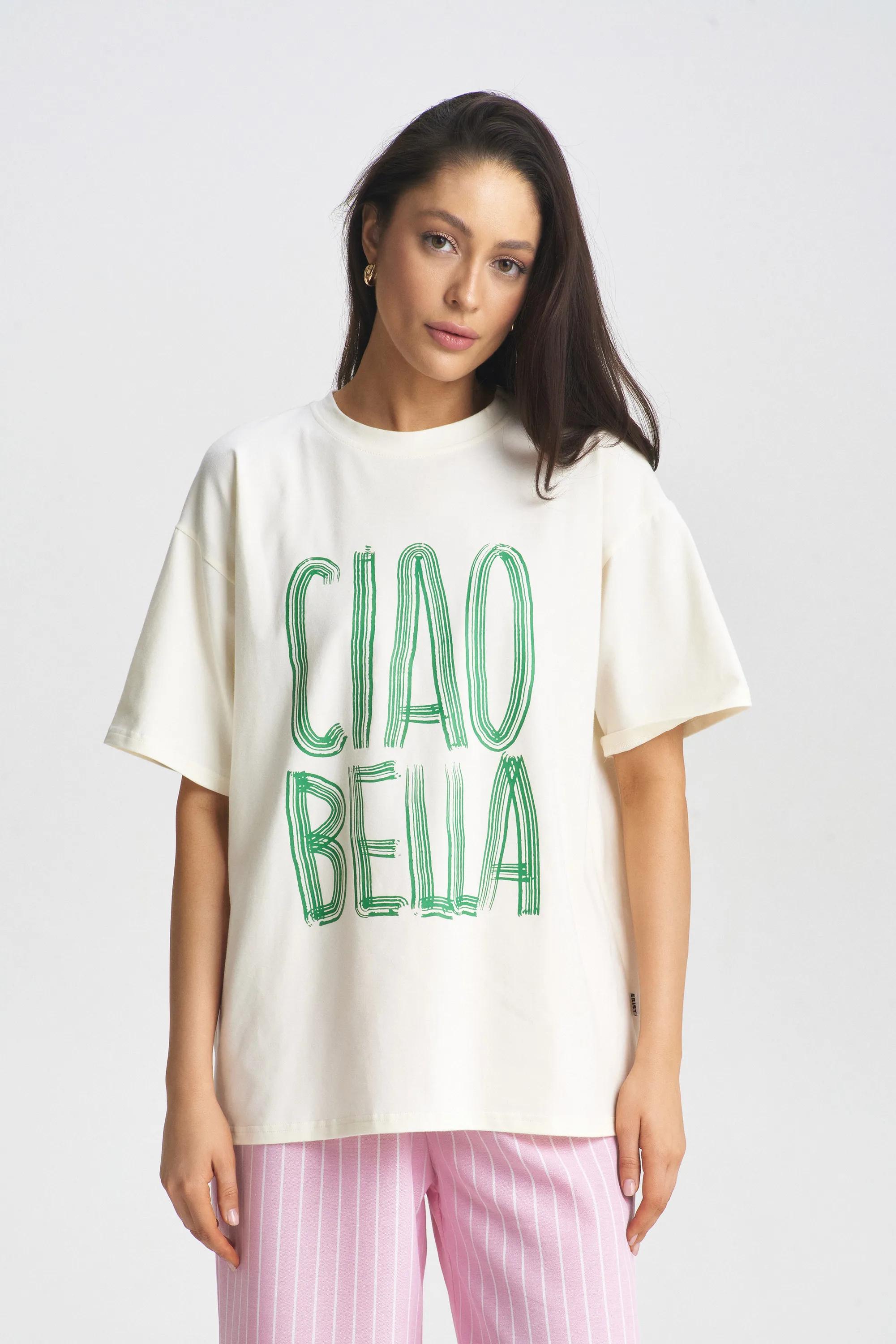 Футболка BELLA CIAO Milk&Green