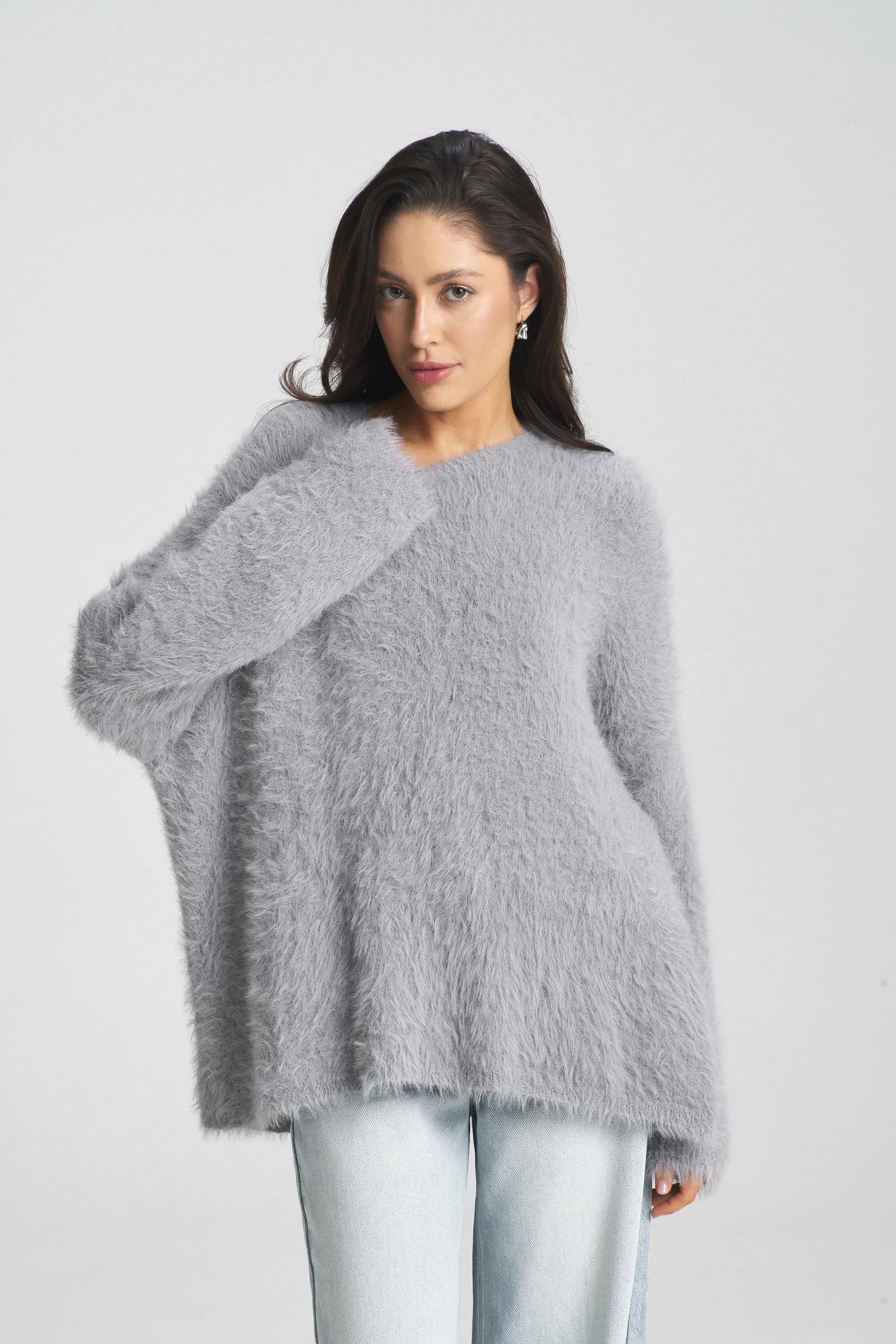 Джемпер Fluffy Grey