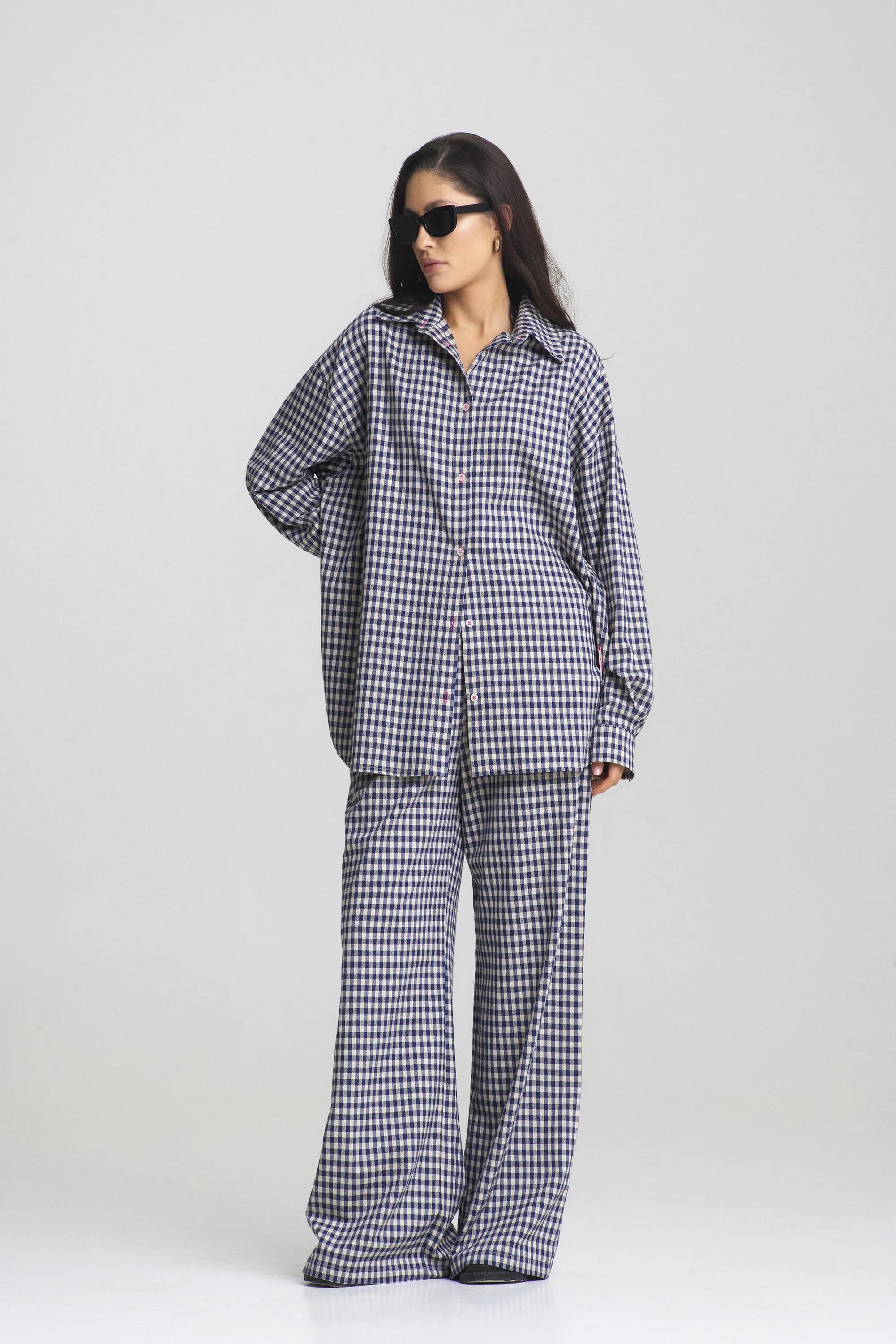 Костюм Summer в клетку Blue