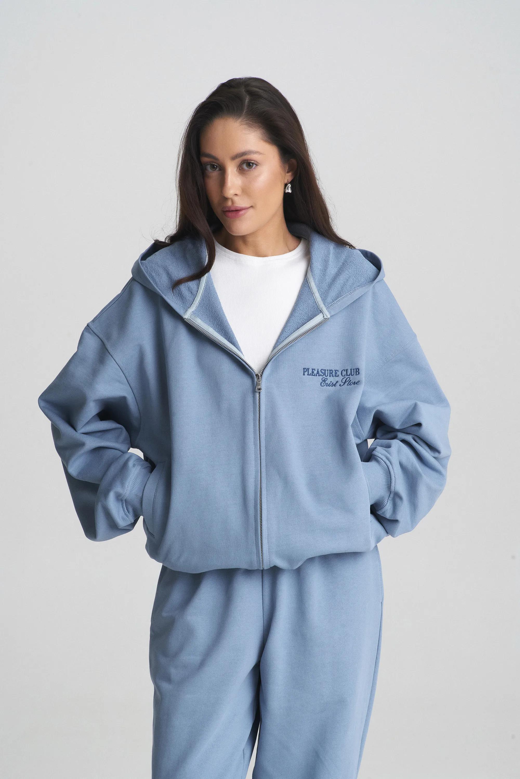 Худи ZIP Blue