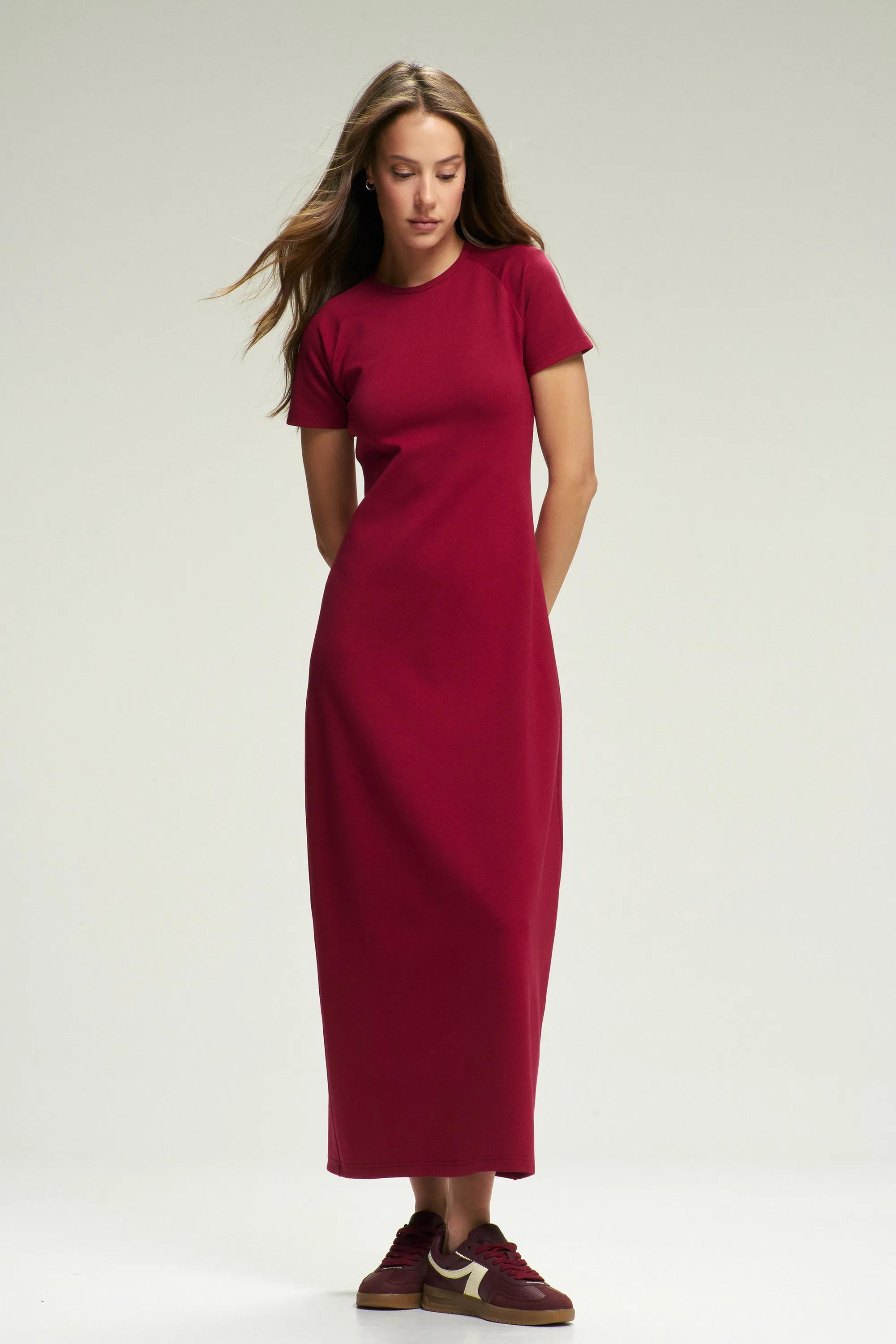 Платье Basic Wine