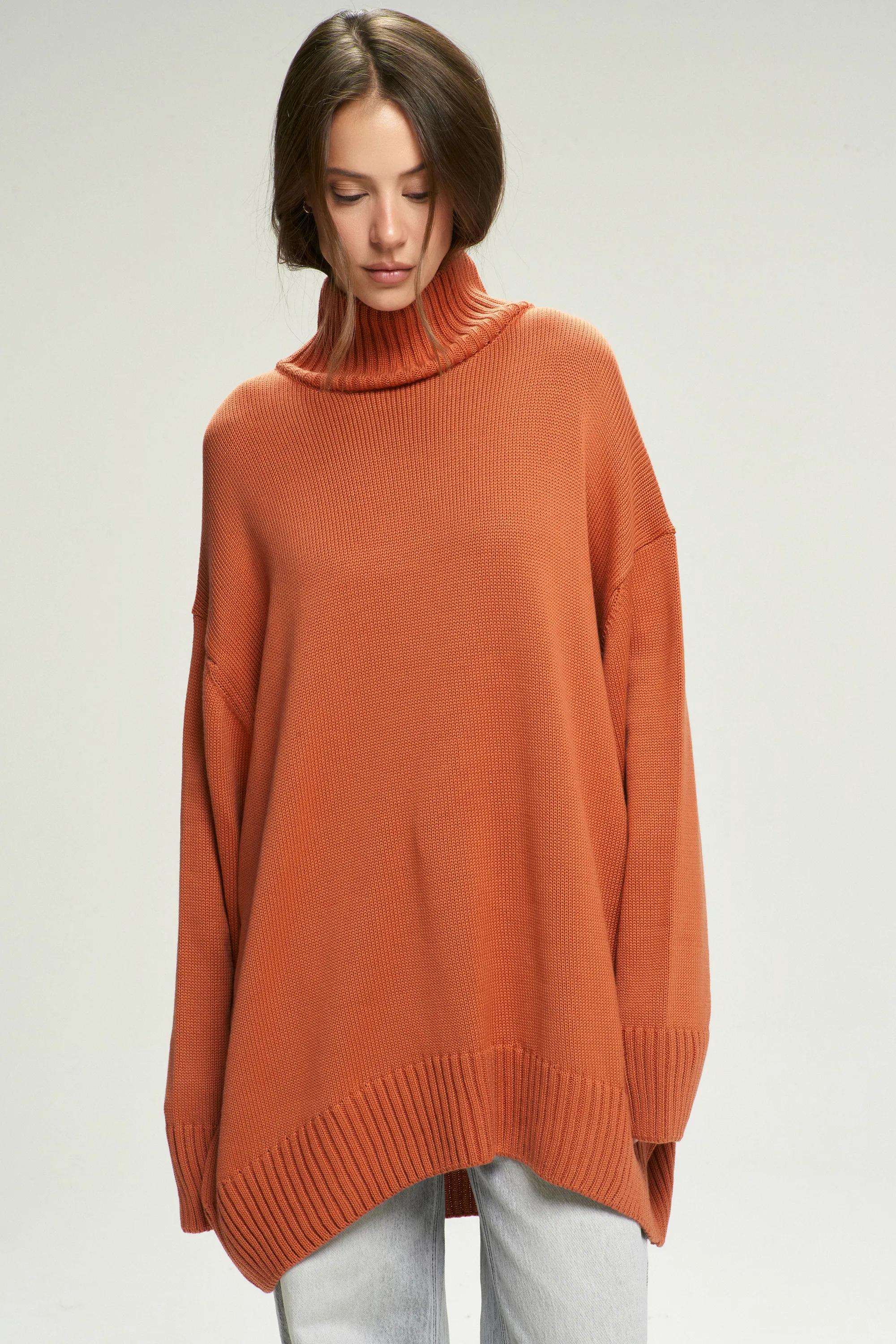 Свитер Oversized Terracotta